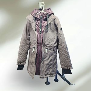 Nicole Miller Female Taupe Jacket - Size L - NM211